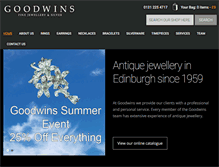 Tablet Screenshot of goodwinsantiques.com